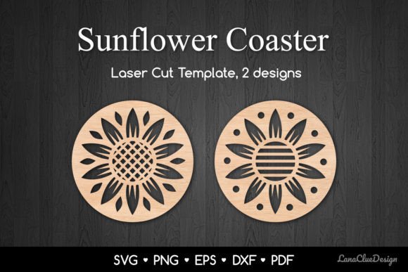 Bringing Sunshine Indoors with Decorative Sunflower Coaster Templates