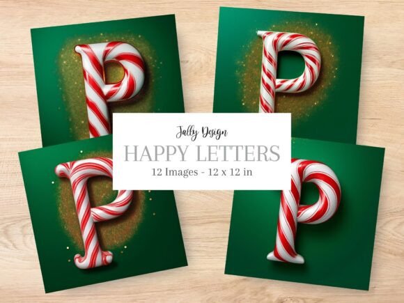 Bringing Sweet Holiday Cheer to Your Designs with a Candy Cane Alphabet