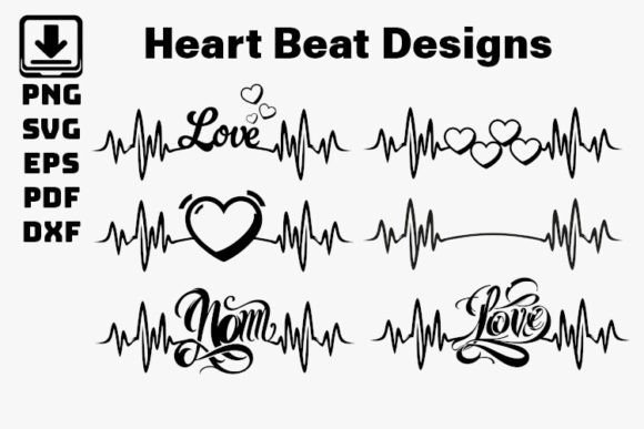 Crafting Connection: Bringing the Heart Beat Decorative SVG File to Life