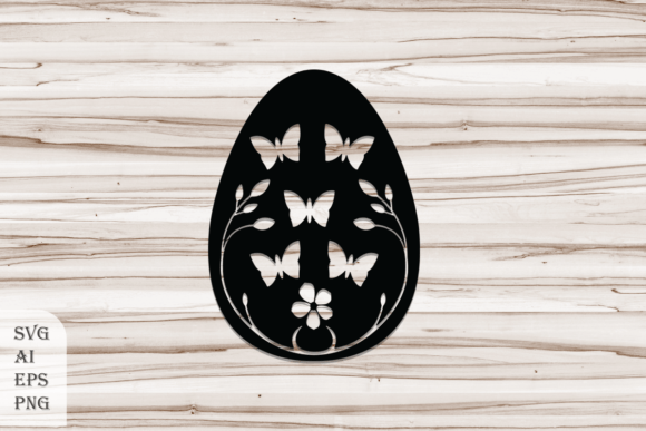 Decorative Easter Egg with Butterflies Design Guide
