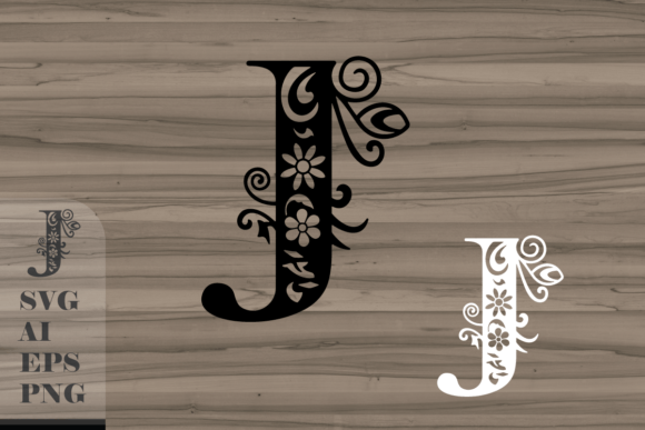 Elegant Floral Letter J: A Designer's Guide