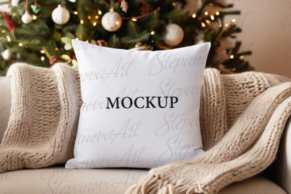 Elevate Your Designs with a Cozy Decorative Pillow Mockup
