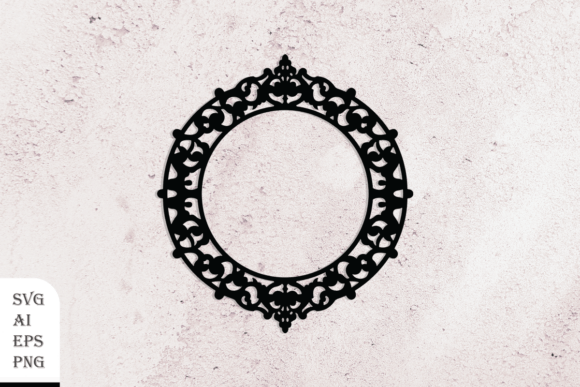 Elevate Your Designs with a Versatile Round Decorative Frame