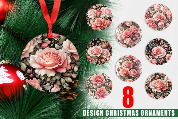 Elevate Your Holiday Crafts with a Stunning Ornament Rose Pattern