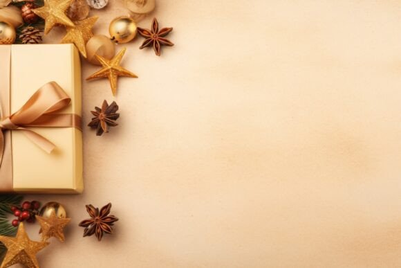 Evaluating Christmas Golden Decorative Wallpaper for Professional and Personal Design Projects