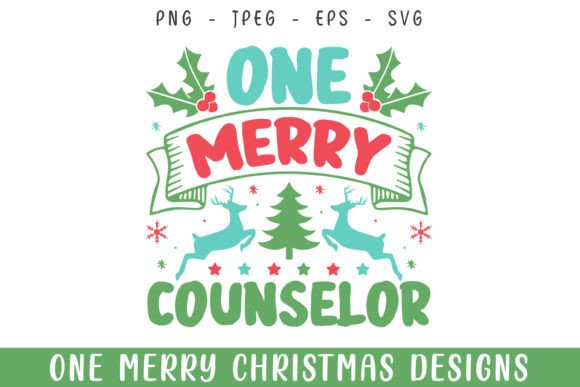 Evaluating One Merry Counselor Christmas Decorative Designs for Holiday Projects