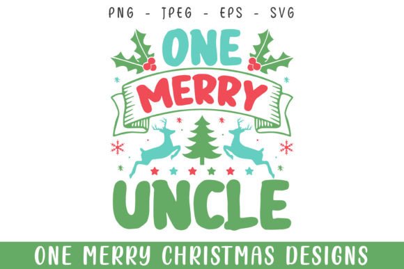 Evaluating the One Merry Uncle Christmas Decorative SVG for Holiday Projects