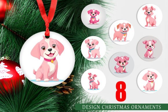 Evaluating the Ornament Pink Dog Valentine and Christmas Design Set