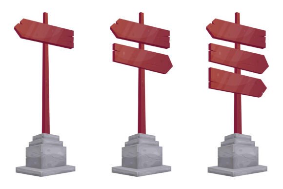 Evaluating the Practical Value of Wooden Signpost Clipart for Creative Projects