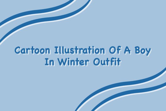 Evaluating the Utility of a Cartoon Illustration of a Boy in Winter for Professional Design