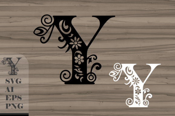 Floral Decorative Letter Y: Design & Uses