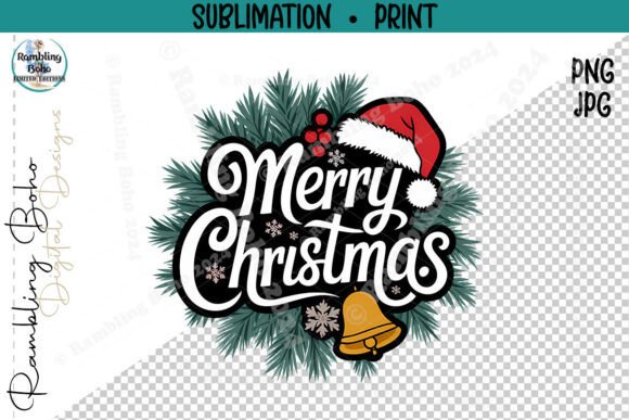 Merry Christmas Pine Bell Decorative: A Festive Design Essential