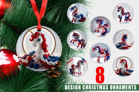 Ornament Patriotic Unicorn Crochet: A Unique Blend of Tradition and Creativity