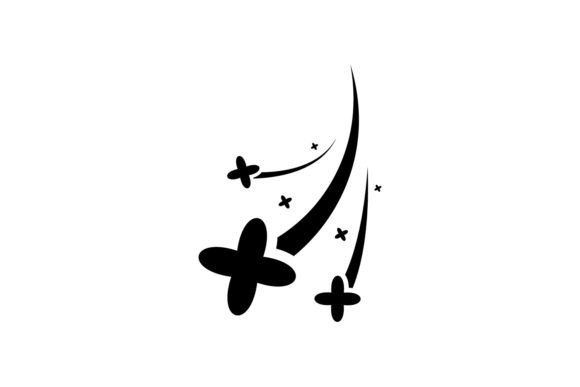 Shooting Star Silhouette Design Decor Ideas