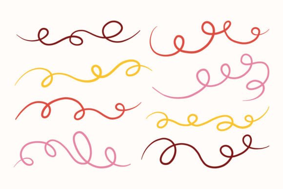 Strategic Application of Decorative Swirl Line Patterns in Modern Branding