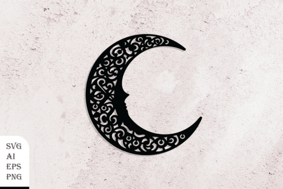 Unlocking Creative Potential with a Decorative Cartoon Crescent Silhouette