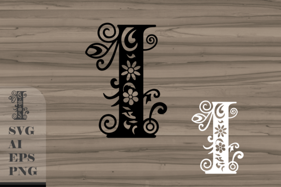 Unlocking Creative Potential with the Floral Decorative Letter I