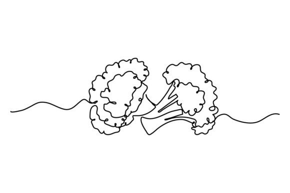 Unlocking Creativity with Broccoli One Continuous Line Design
